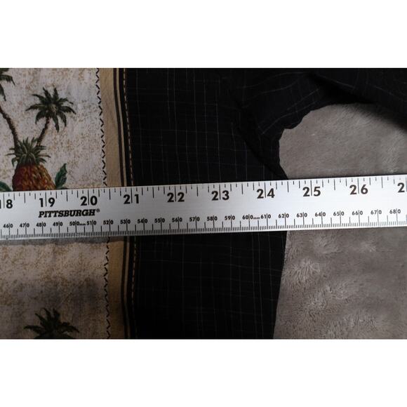 Campia Moda Shirt Mens XL Pineapple Palm Tree Embroidered Hawaiian Tropical - Picture 6 of 6